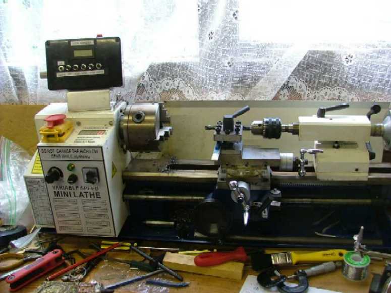 And the lathe