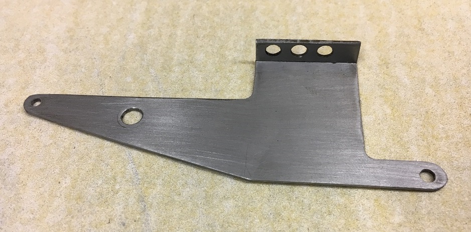 Lower plate after bending